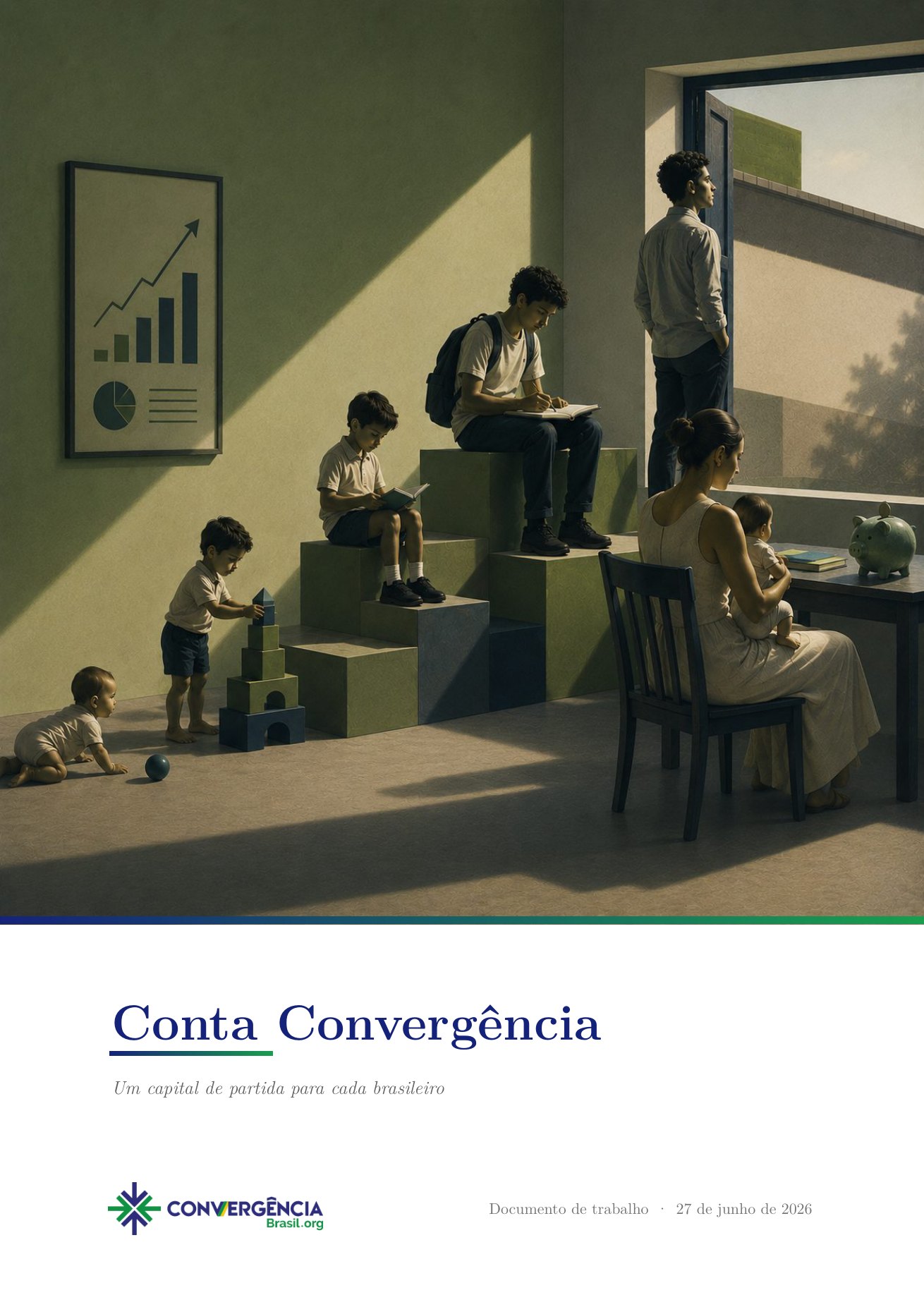 Capa do policy paper Conta Convergência